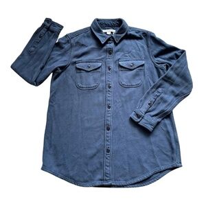 Outerknown Cotton Shirt Jacket Blue Size XS/S NWT
